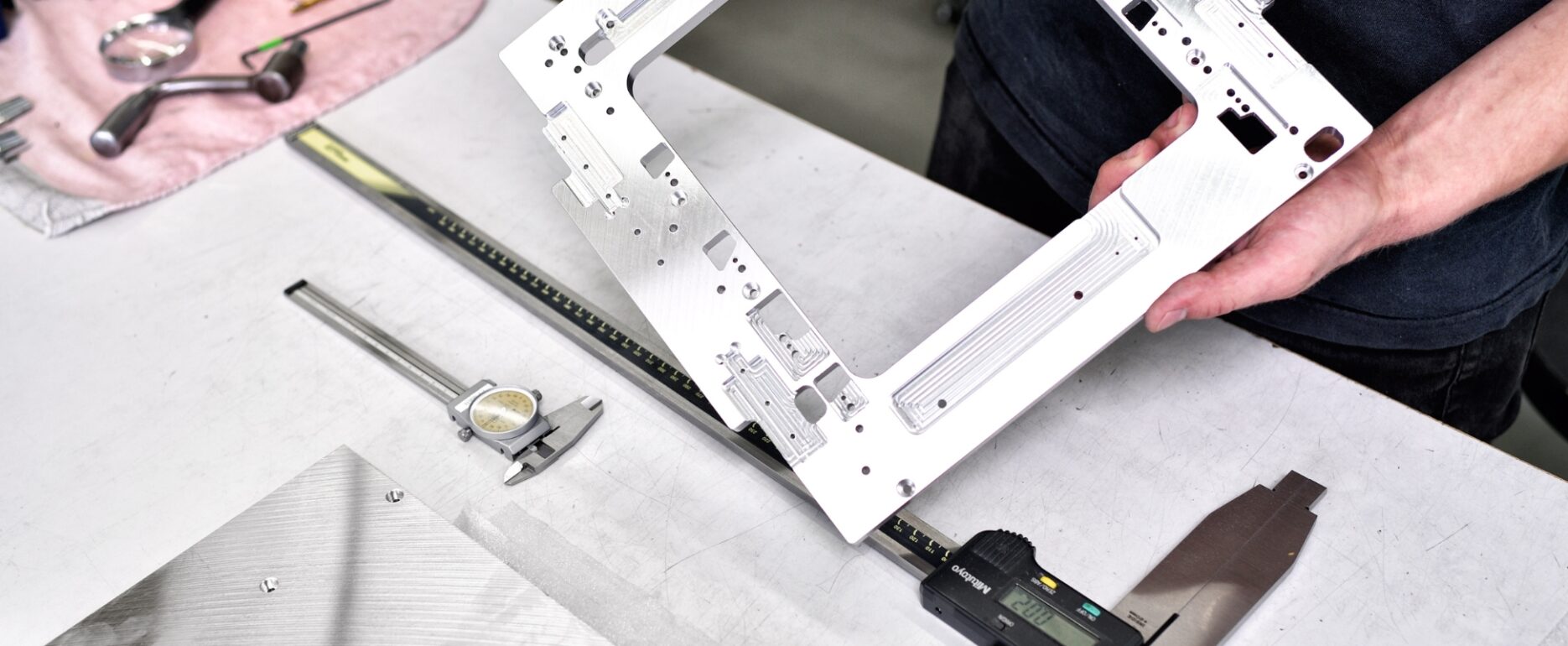 Individuelles CNC-Fertigteil aus Aluminium