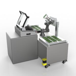 Manueller Prüfadappter mit automatisierte Prüftechnik Manueller Prüfadapter mit automatisierter Prüftechnik
