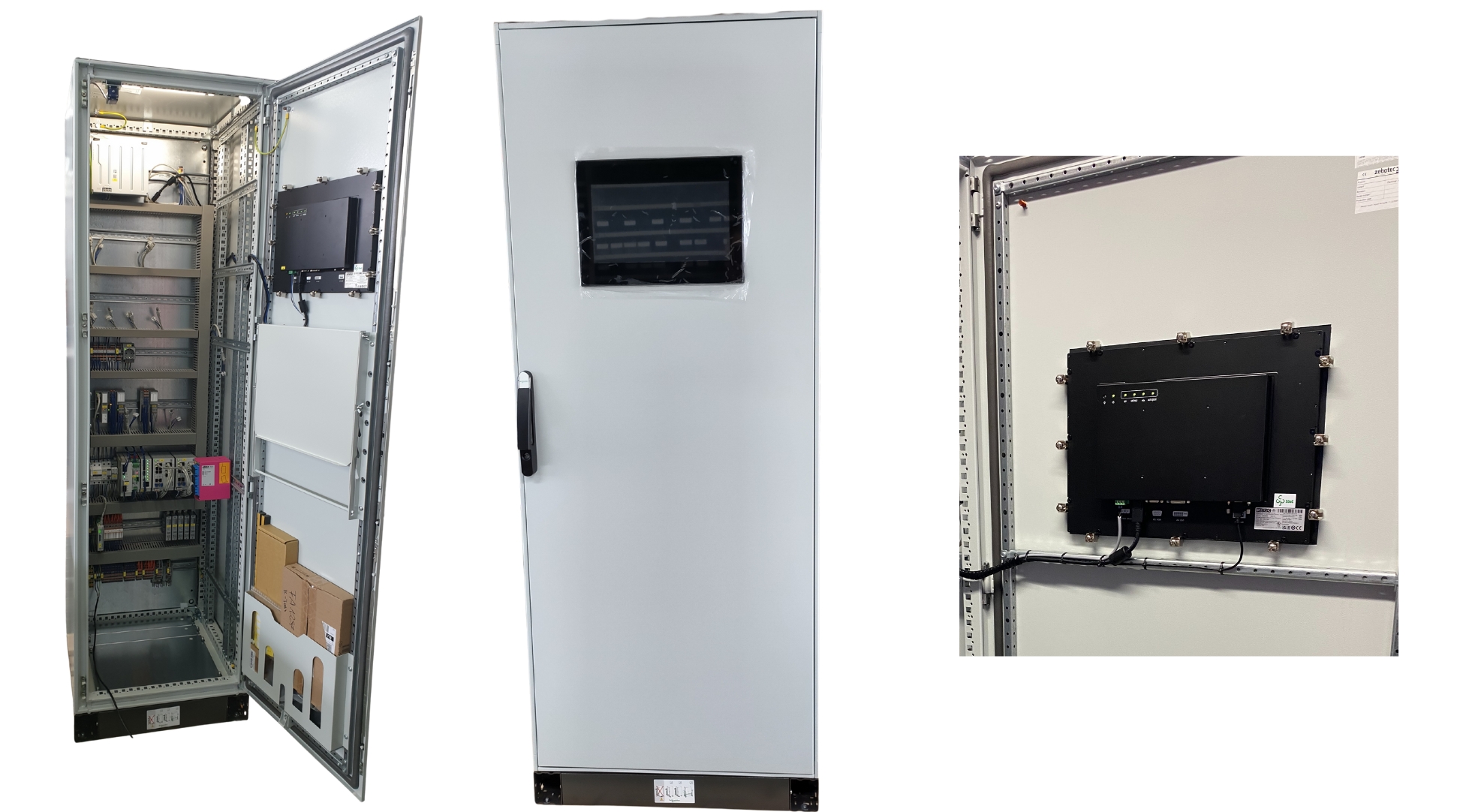 Schaltschrank mit digitalem Bedienelement